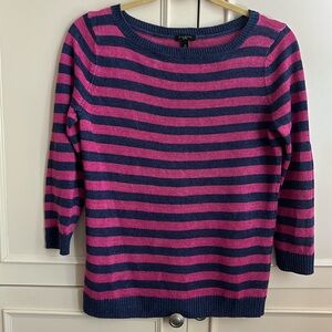 Striped pullover sweater